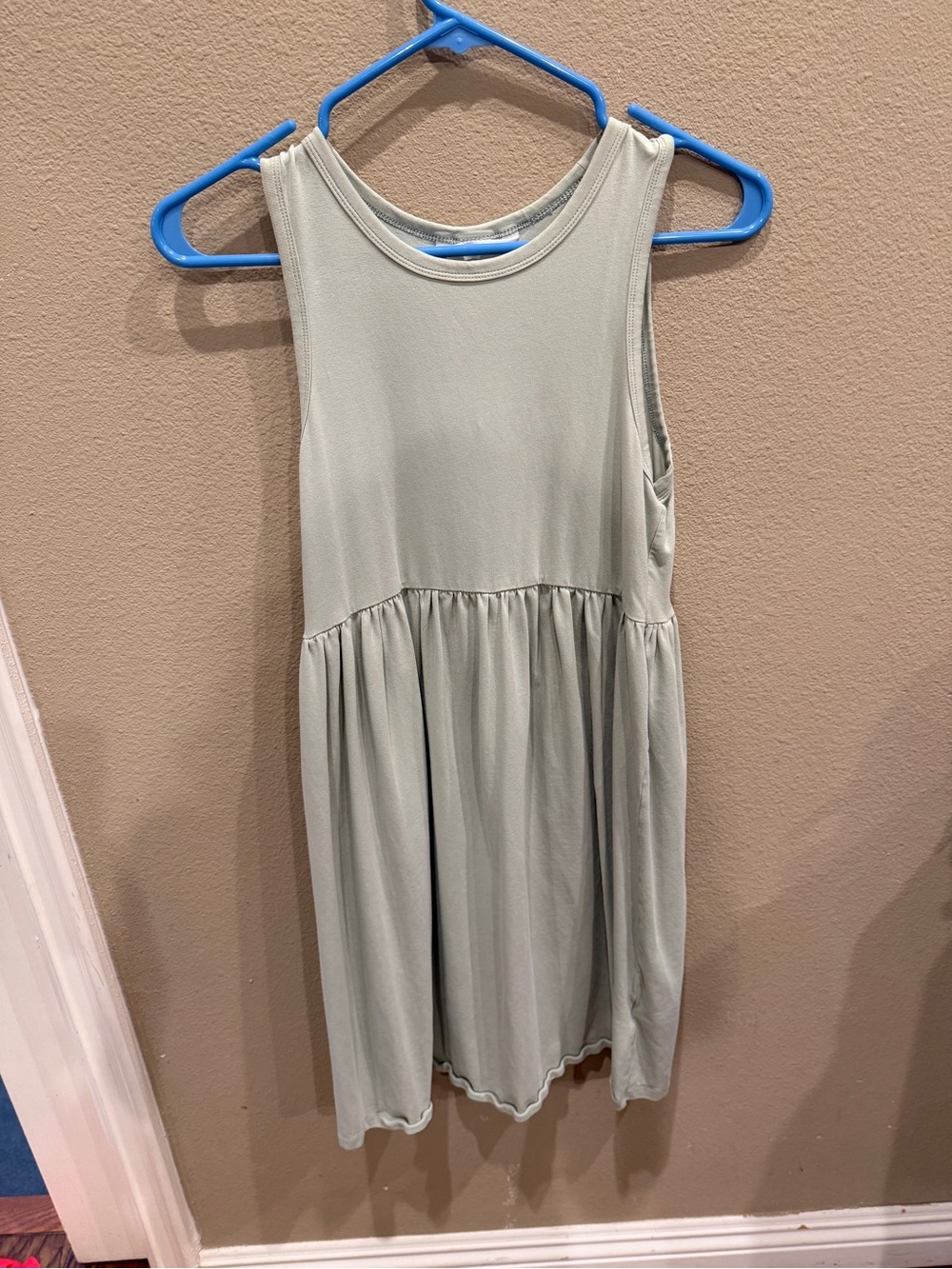 H&M Mama/Maternity Sage Green Sleeveless Dress